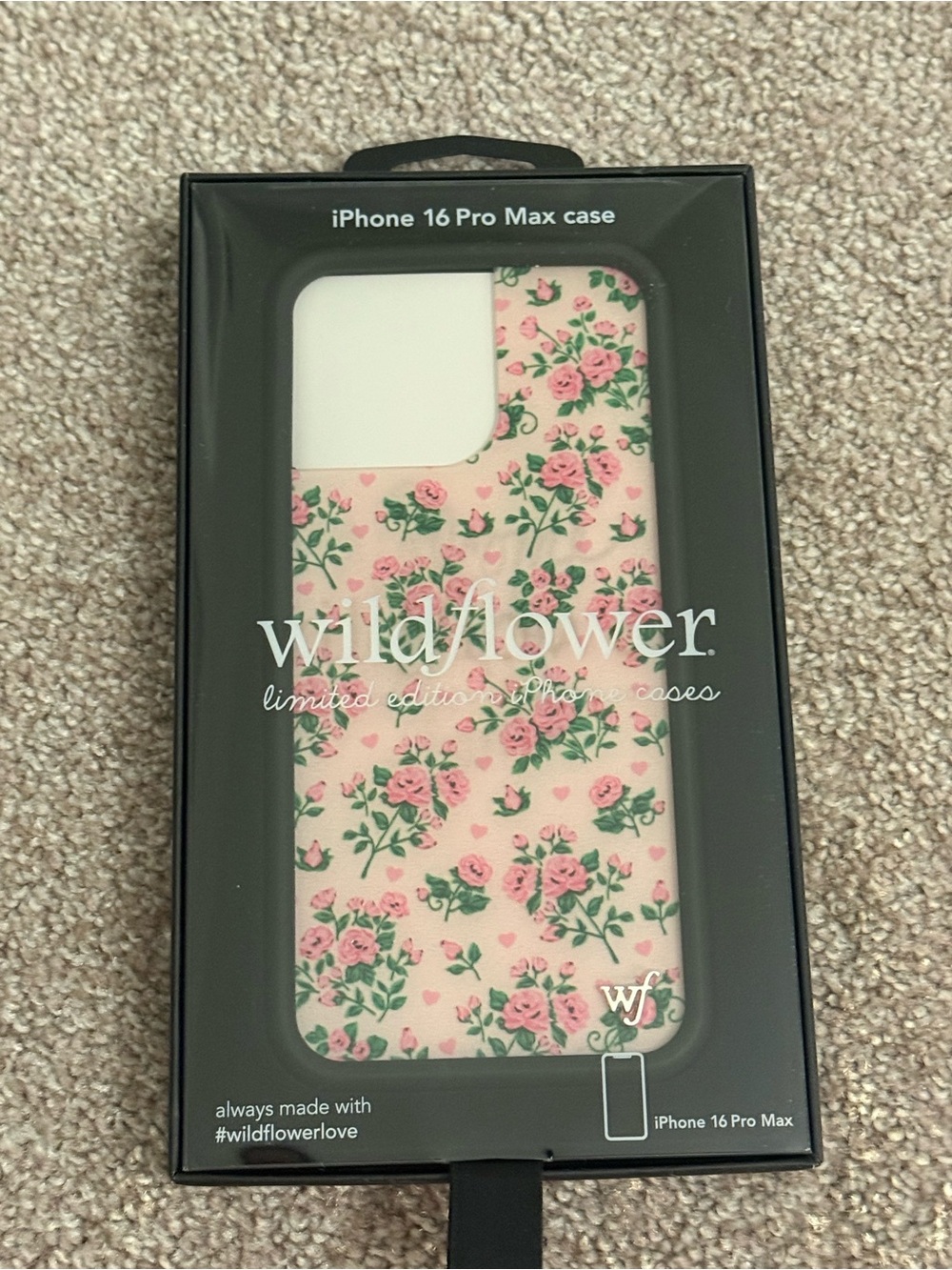 Wildflower Floral Pink iPhone 16 Pro Max Case